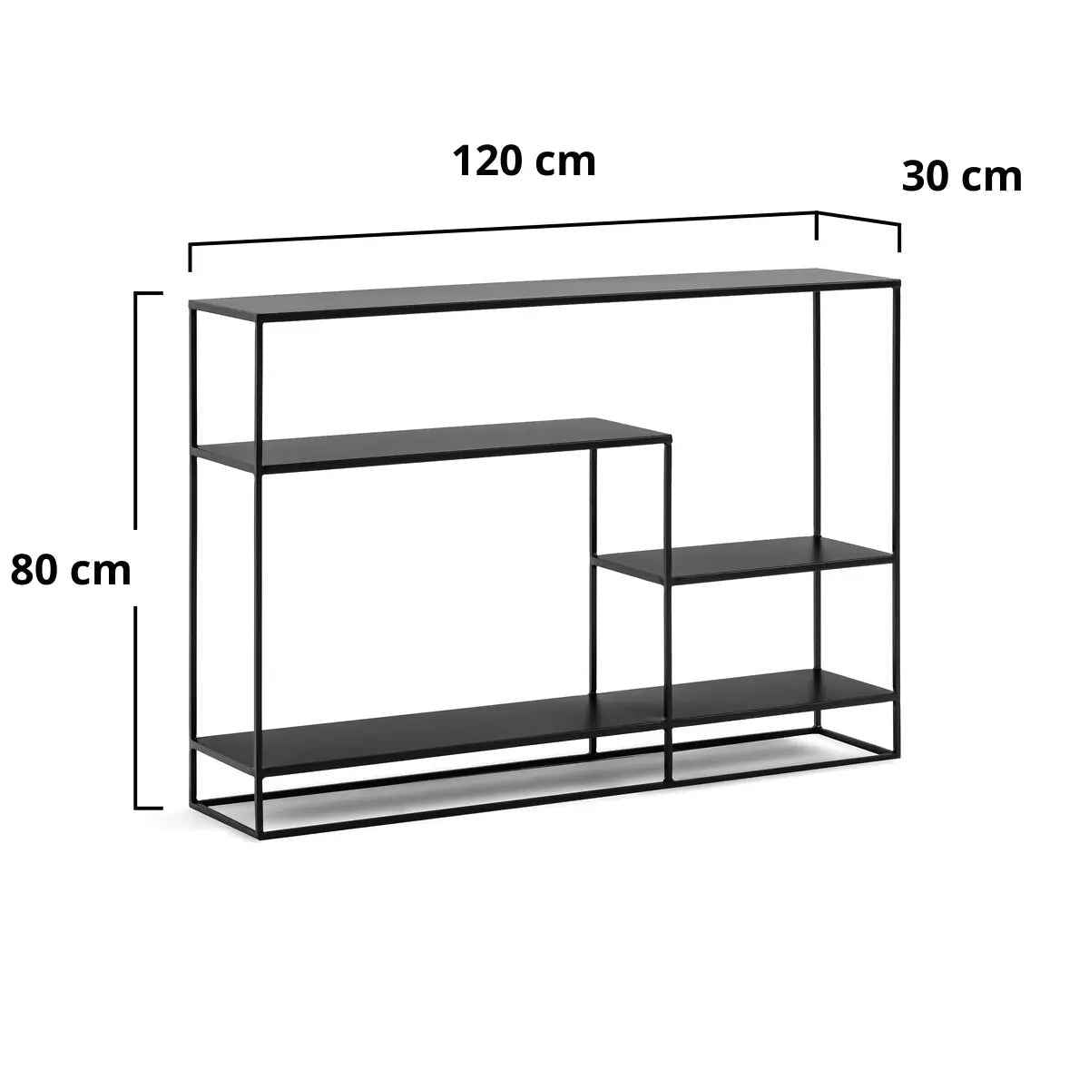 Console Asymétrique en Métal - Lemiroir.ma