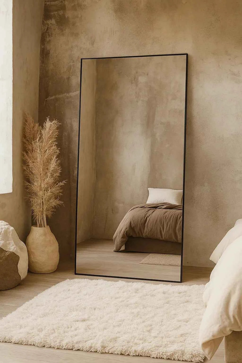 Miroir Rectangulaire Noir Zara – Pleine Longueur