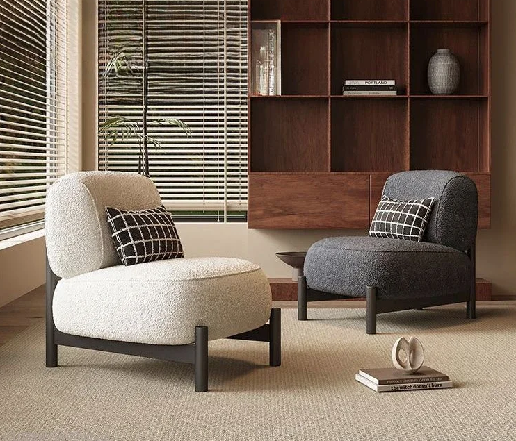 ANEMO – Chaise d’Appoint Design Nordique en Coton et Chanvre - The Miroir