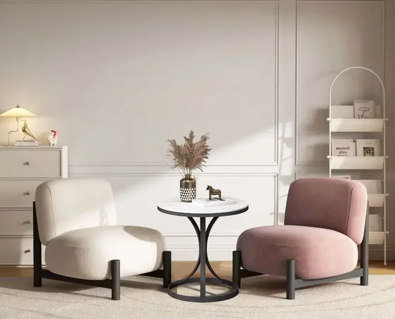 ANEMO – Chaise d’Appoint Design Nordique en Coton et Chanvre - The Miroir