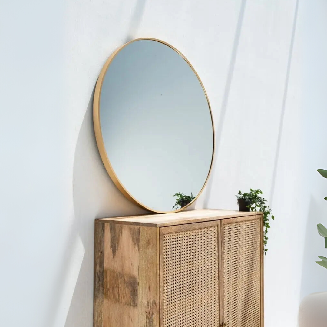 Miroir Rond Doré (7 Diamètres)- The Miroir - The Miroir