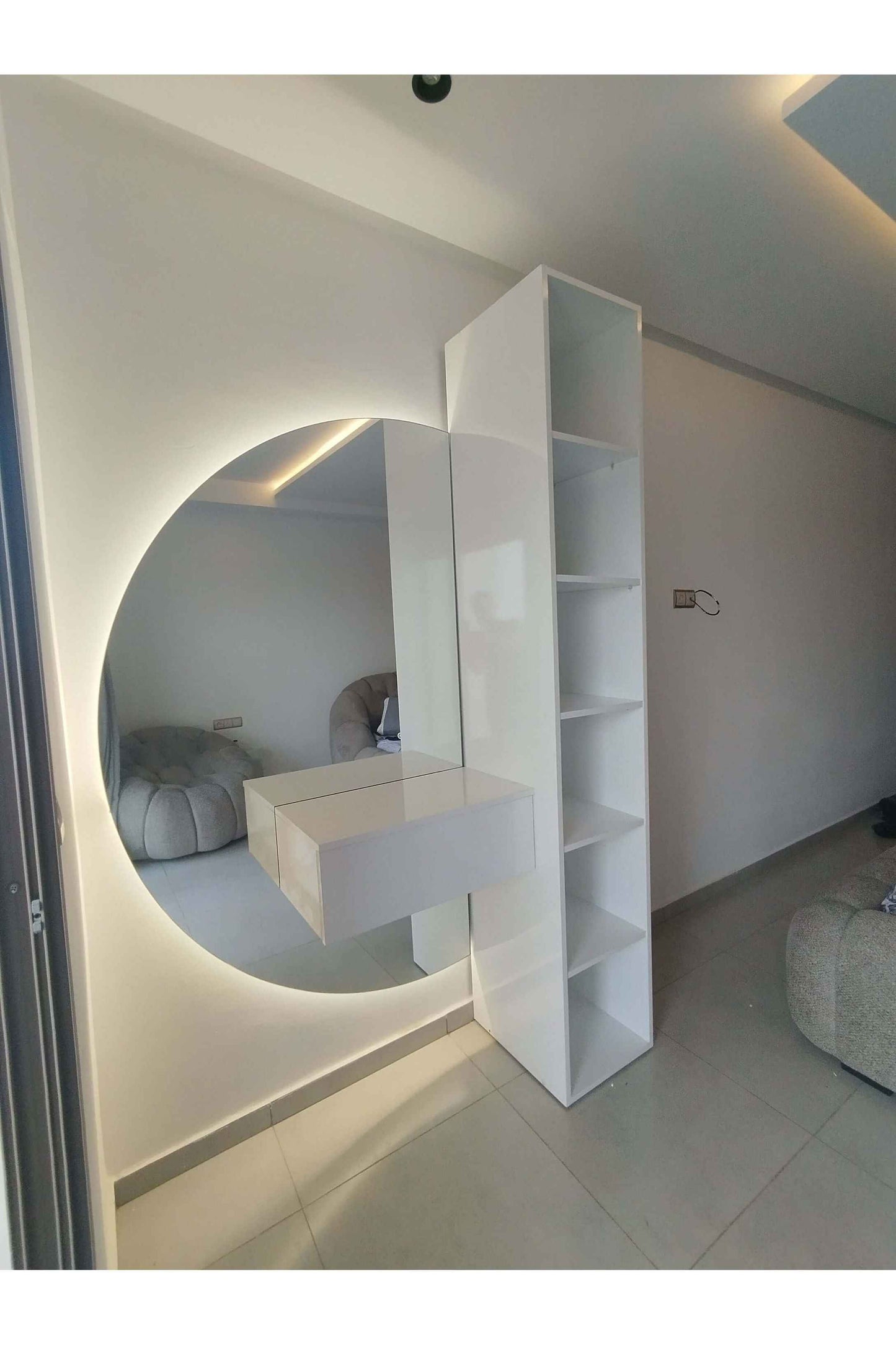 Nova Style : Ensemble Meuble et Miroir rétroéclairé