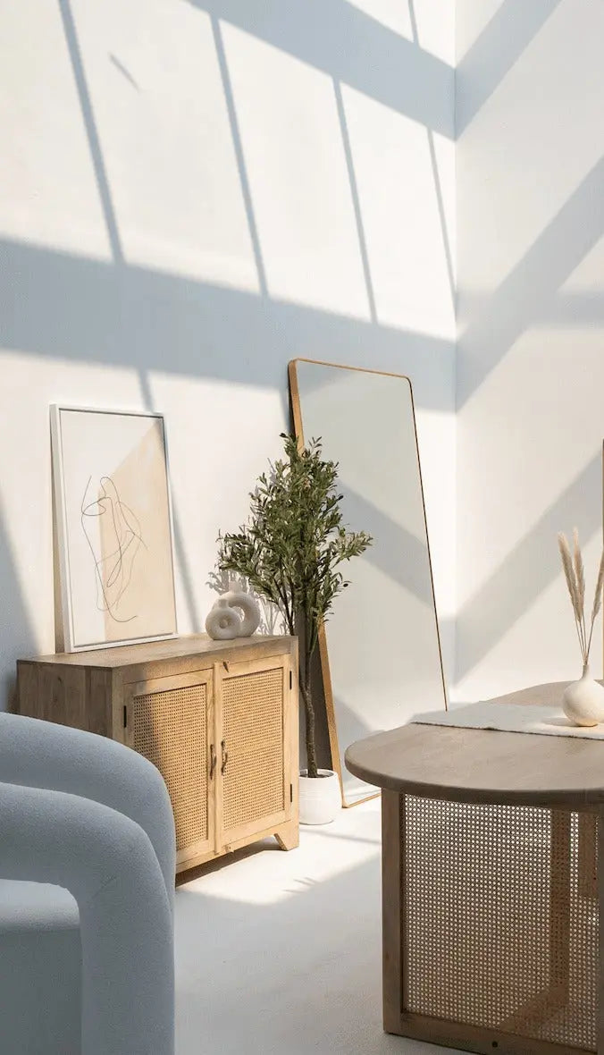 Miroir Adeline Rectangulaire Doré –The Miroir