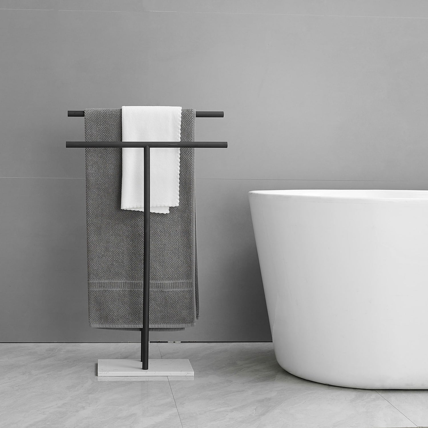 Porte-serviettes minimaliste inspiré d’une branche, style contemporain Maroc