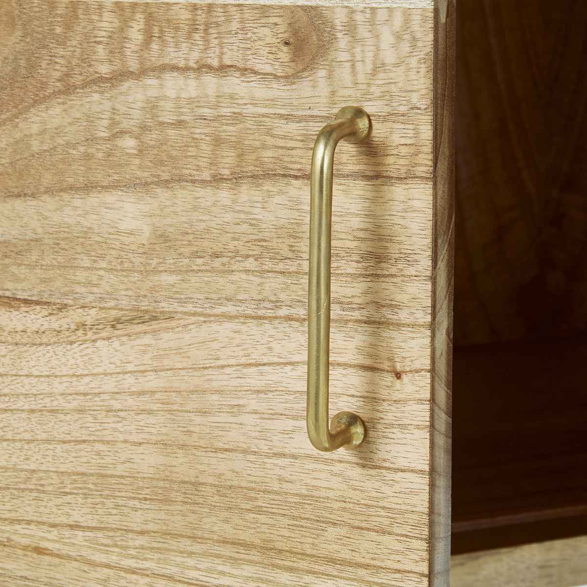 Bibliothèque en mindi massif 85 cm