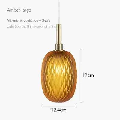 Suspension Targaryen en verre au design moderne