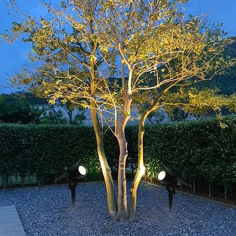Projecteur spot à piquer solaire pour jardin