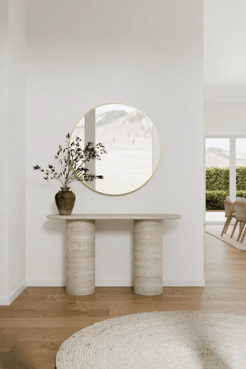 Miroir Rond Doré (7 Diamètres)- The Miroir - The Miroir