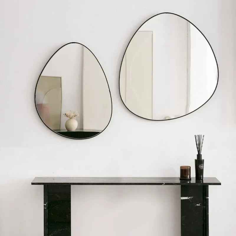 Duo de Miroirs Muraux Organiques - Lemiroir.ma