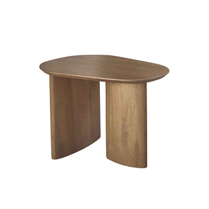 Table d'appoint en teck massif organique