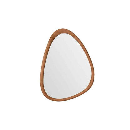 Miroir en teck massif 75x60 cm