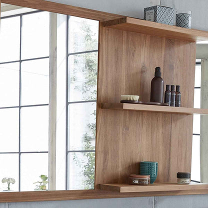 Miroir en teck massif rectangulaire 160x80 cm