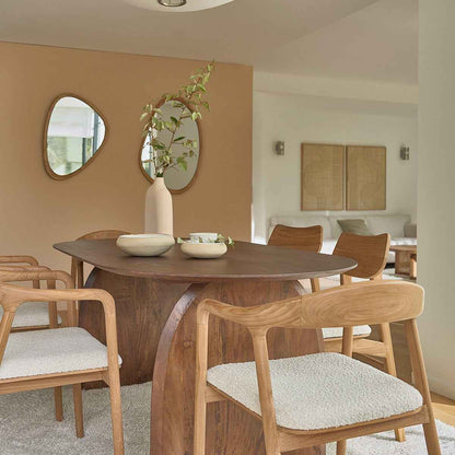 Miroir en mindi massif 75x60 cm