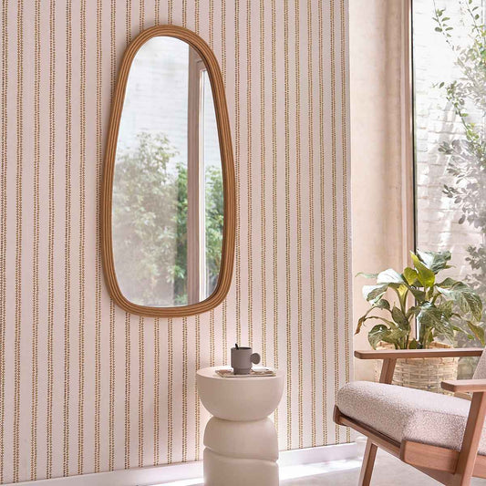 Miroir en rotin 120x60 cm