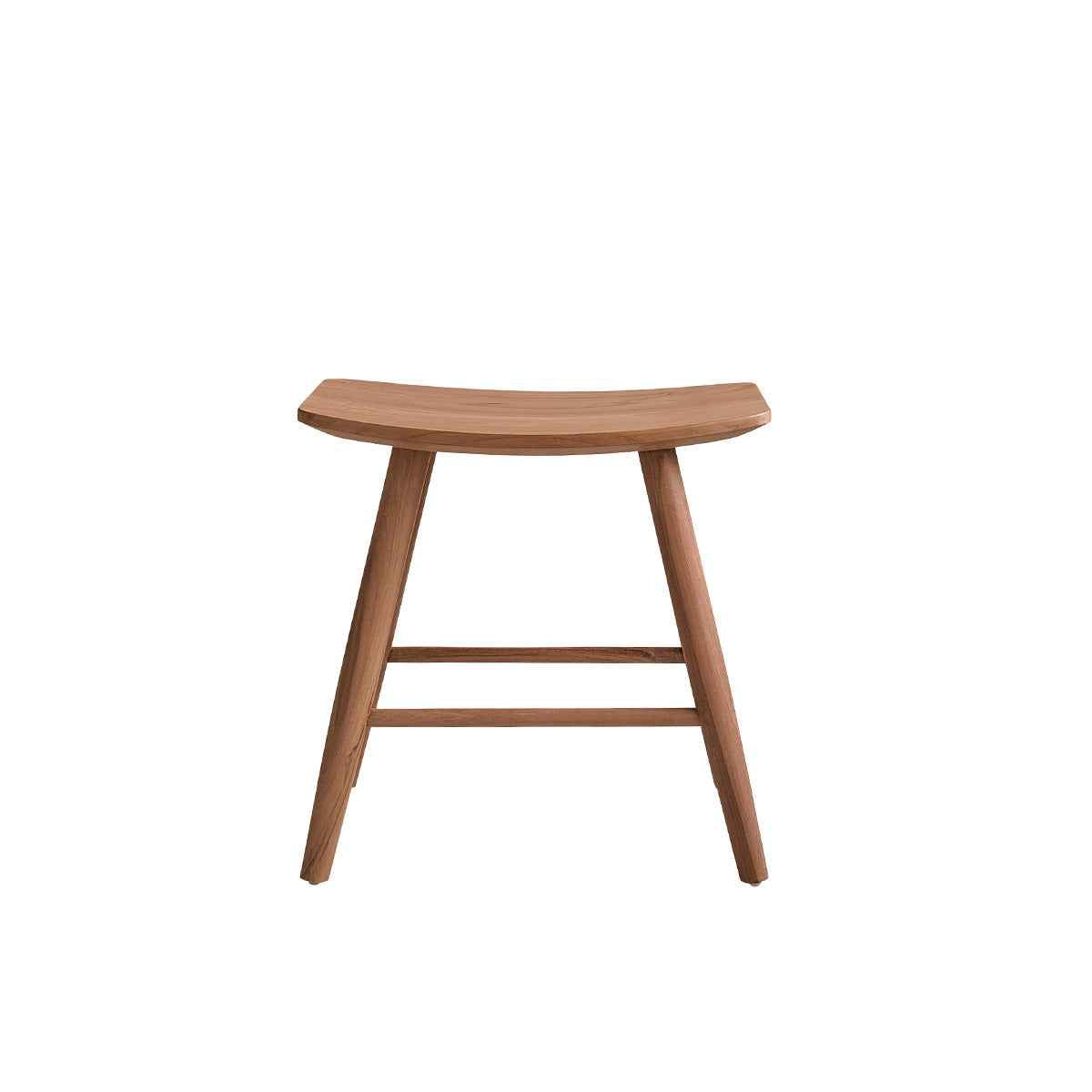 Tabouret en teck massif 45 cm