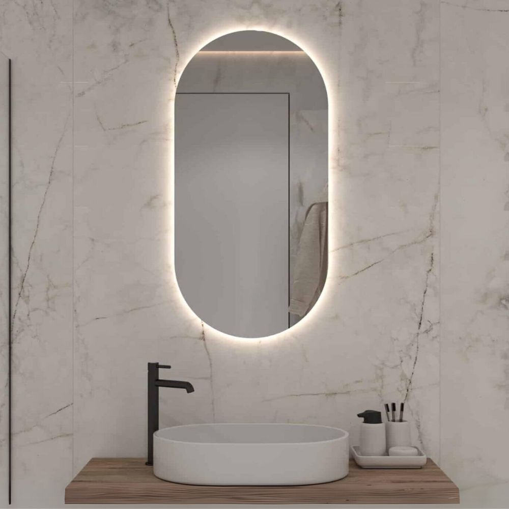 Oval, Miroir salle de Bain