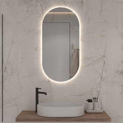 Oval, Miroir salle de Bain