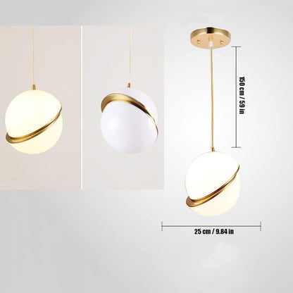 Suspension Lune blanche