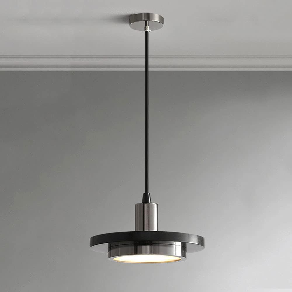 Suspension Dark silver moderne en marbre naturel