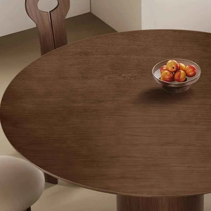 Table a manger ronde en bois magnus