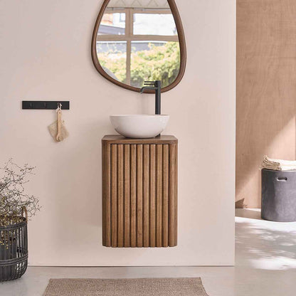 Miroir en mindi massif 75 cm