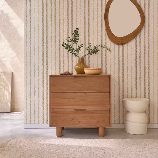 Commode en bois de teck 80 cm