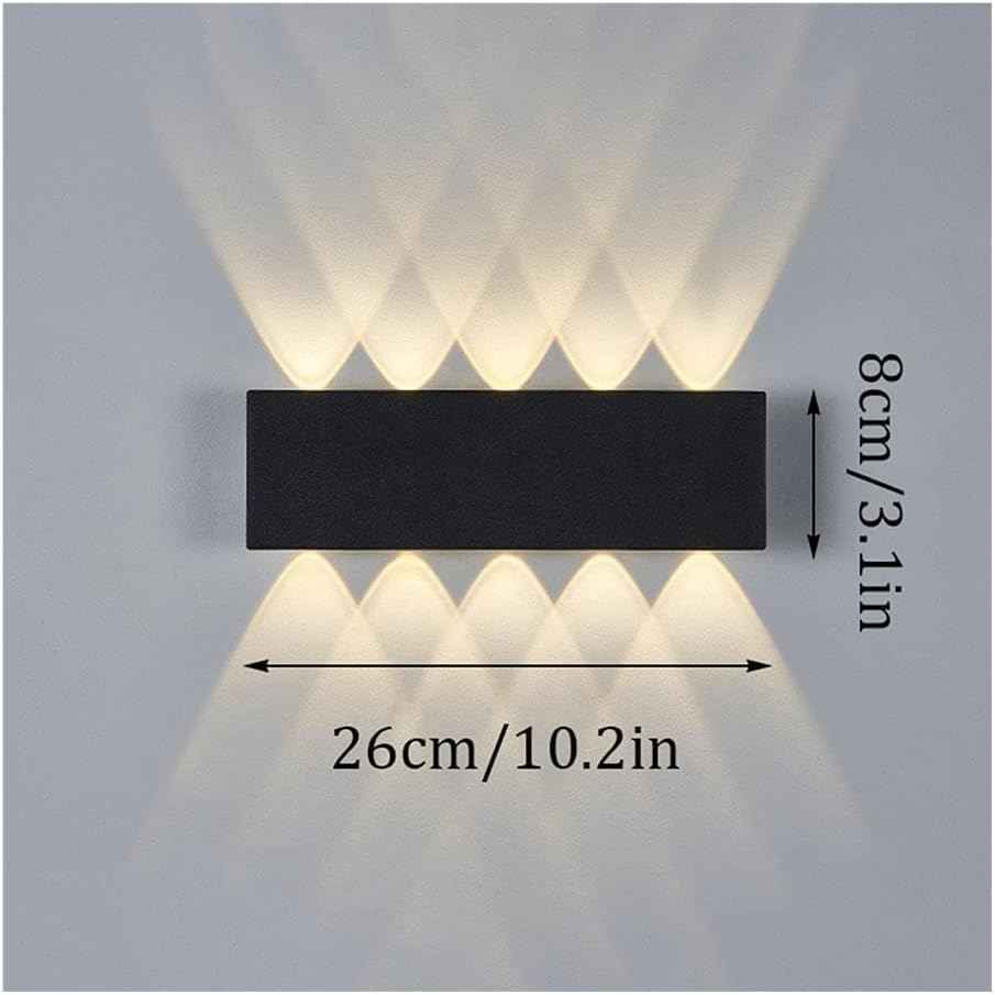 Applique murale étanche double éclairage