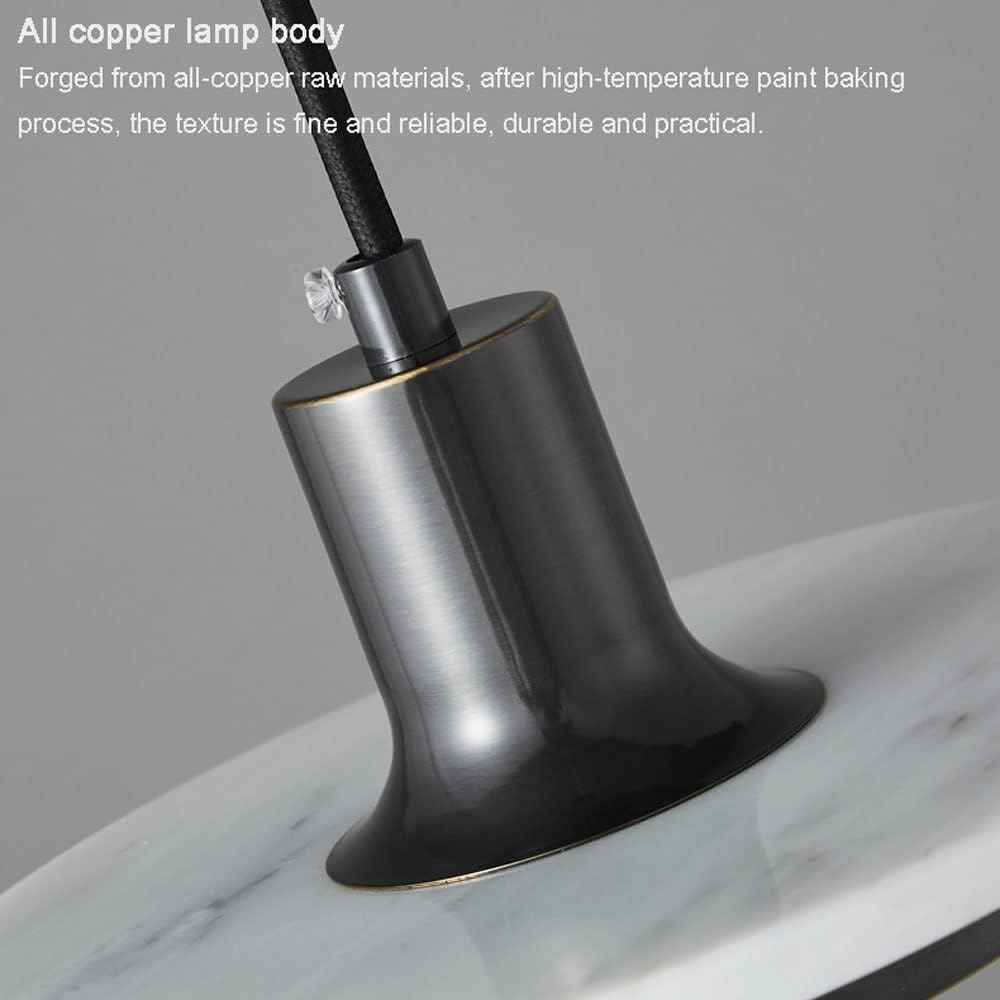 Suspension Dark silver moderne en marbre naturel