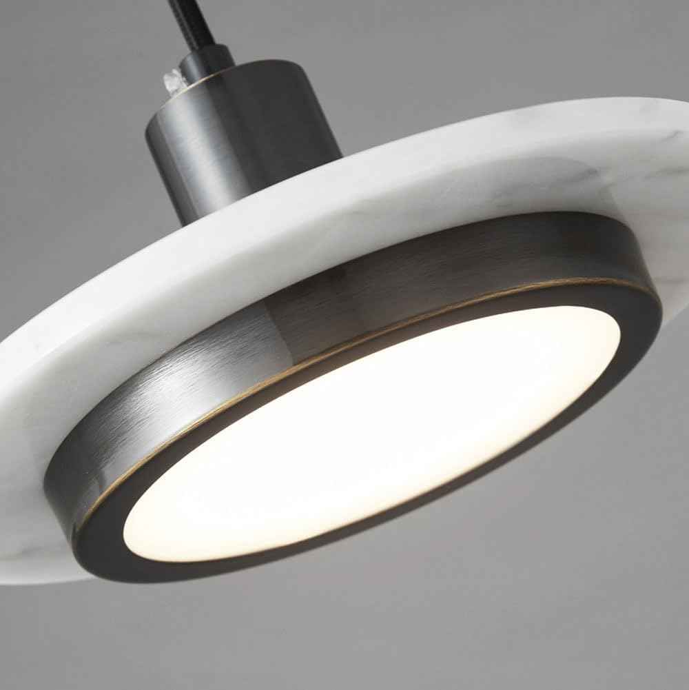 Suspension Dark silver moderne en marbre naturel