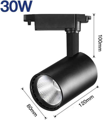 Projecteur 30w LED orientable sur rail monophasé