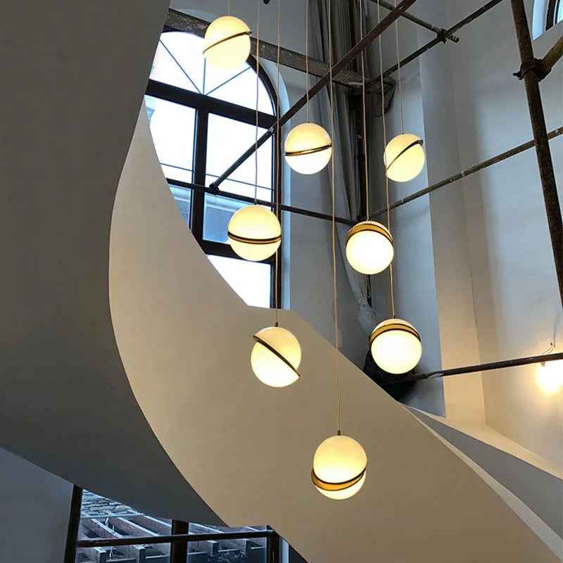 Suspension Lune blanche