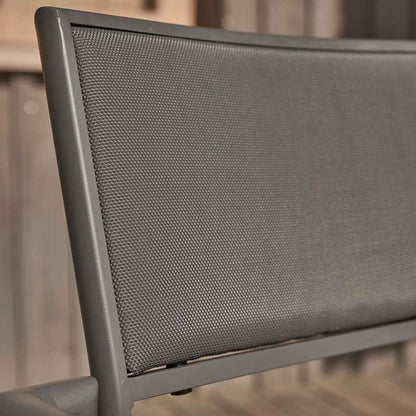 Fauteuil de jardin en teck massif et aluminium