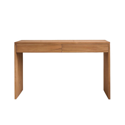 Bureau en teck massif 130 cm - Le miroir.ma