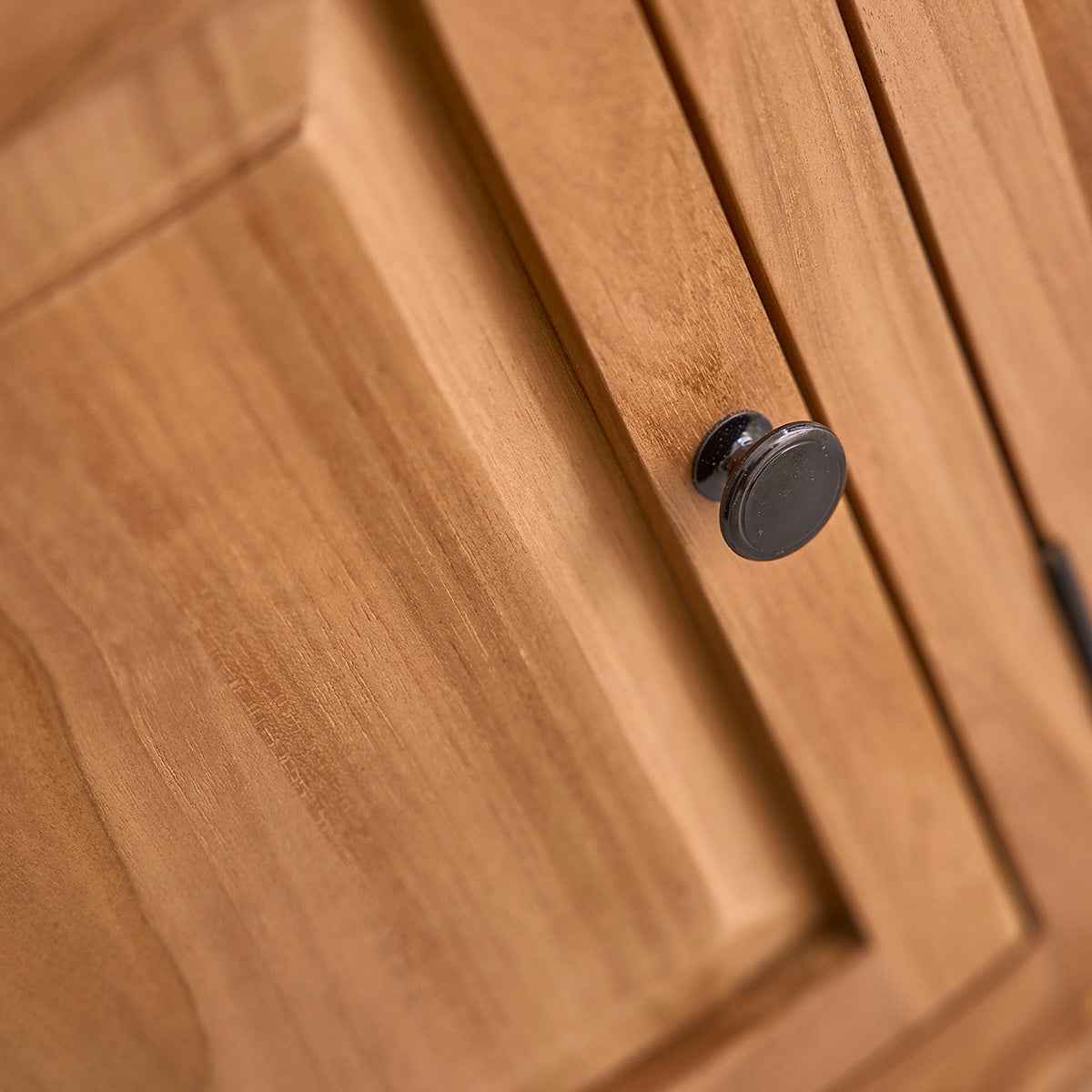 Meuble TV en bois de teck 160 cm