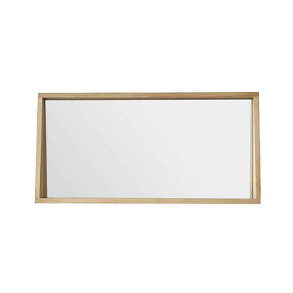 Miroir rectangulaire en chêne massif 100x50 cm