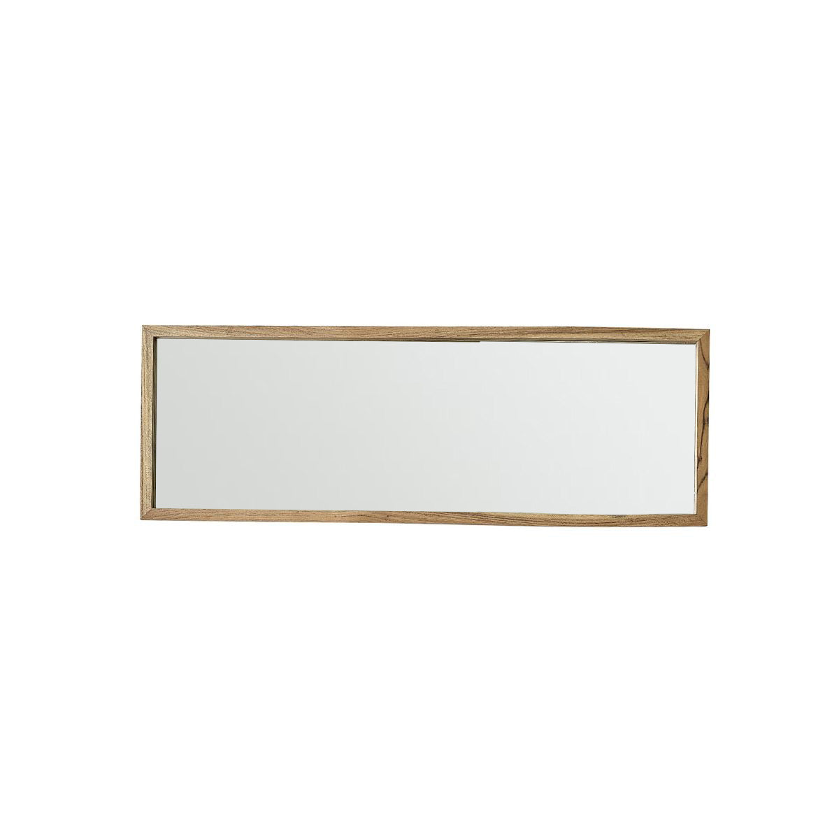 Miroir en acacia massif rectangulaire 130x45 cm - Le miroir.ma