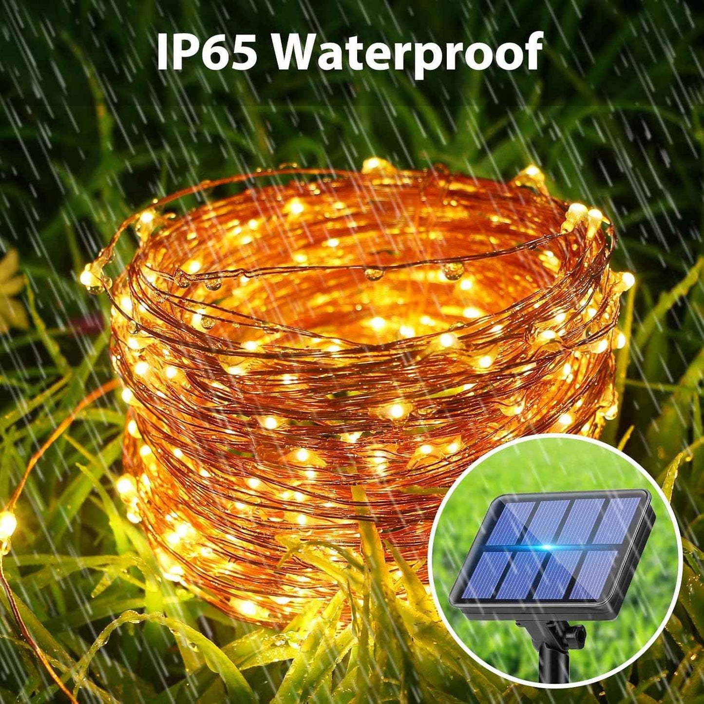 Guirlande à Projecteur spot à piquer solaire pour jardin