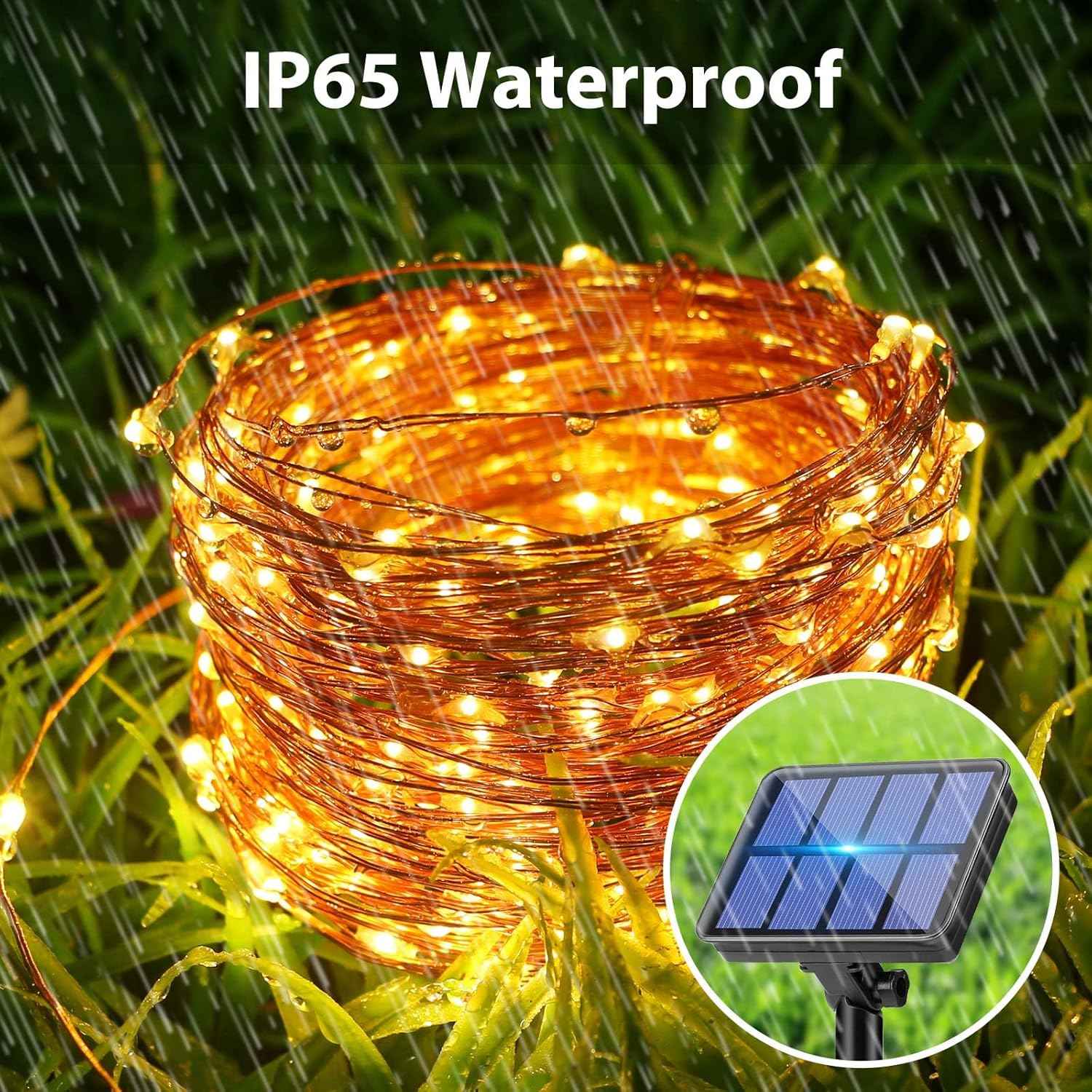 Guirlande à Projecteur spot à piquer solaire pour jardin