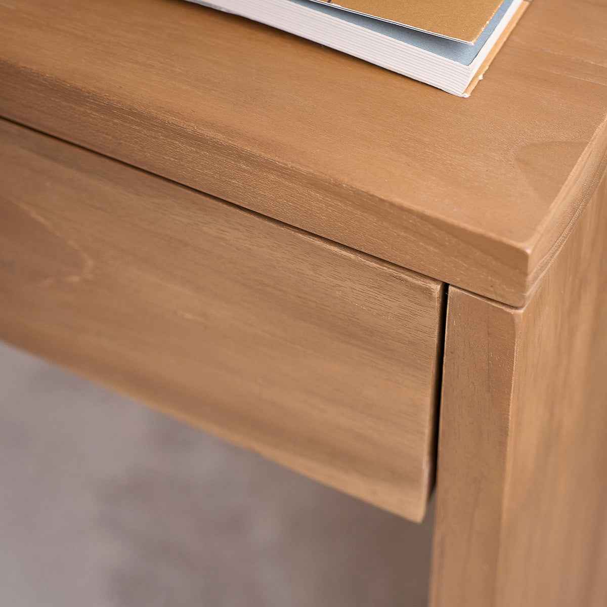 Bureau en teck massif 130 cm