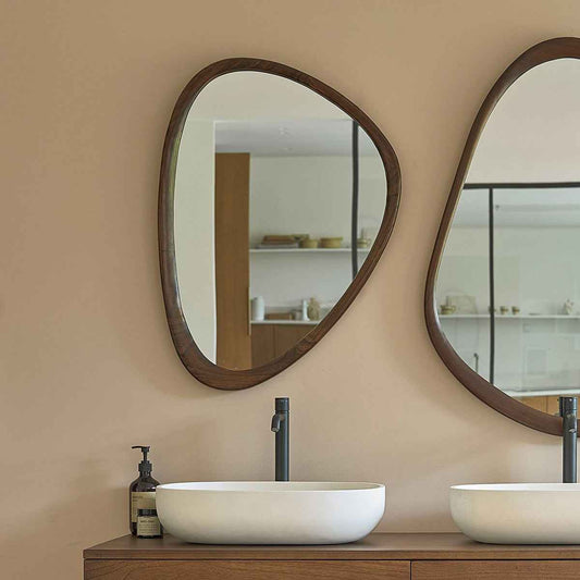 Miroir en mindi massif 75 cm