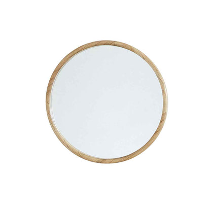Miroir en mindi massif rond Ø50 cm