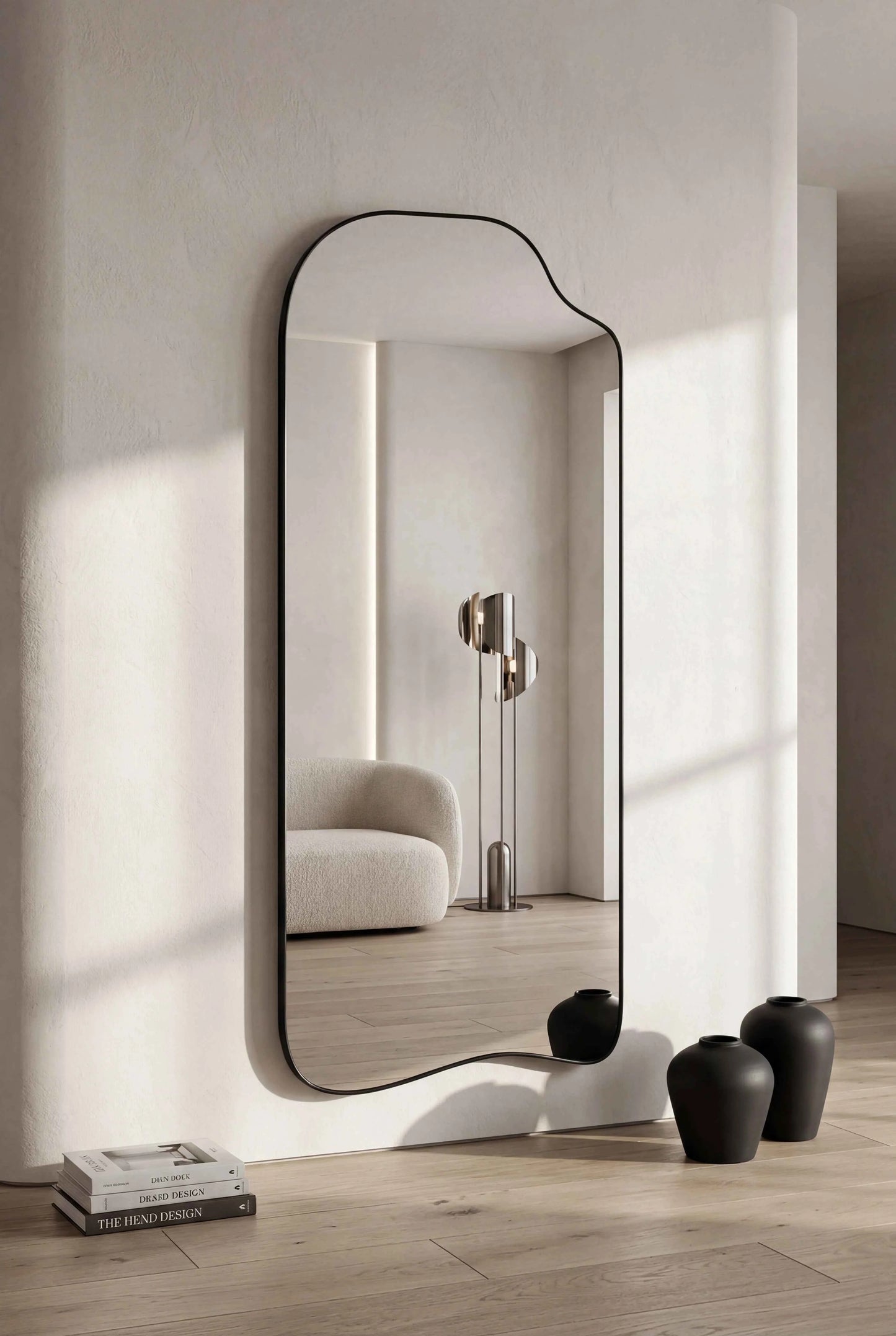 Miroir Organique Doré Arcadia