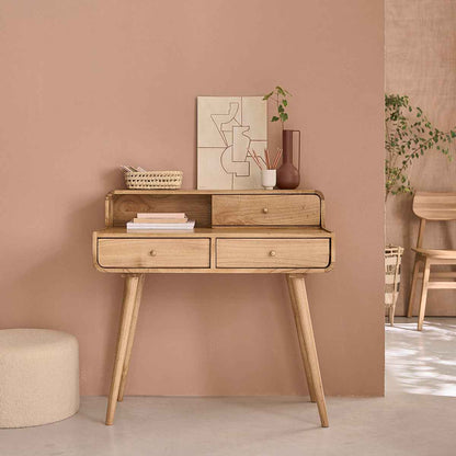 Bureau en mindi massif 90 cm