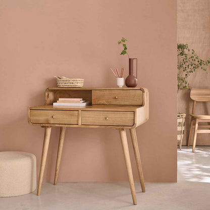 Bureau en mindi massif 90 cm