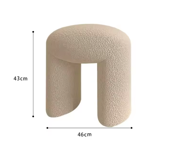 Banc ARU moderne en tissu dimension 