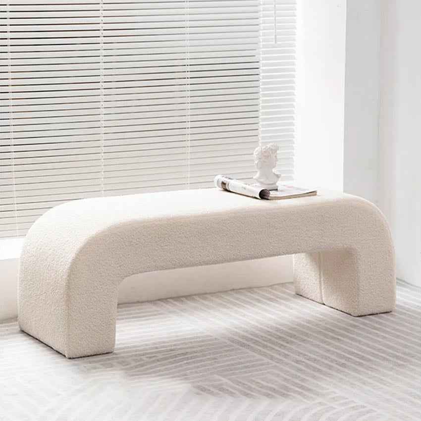 Canapé Banc en Laine d’Agneau – Confort & Élégance 2-en-1 - Lemiroir.ma