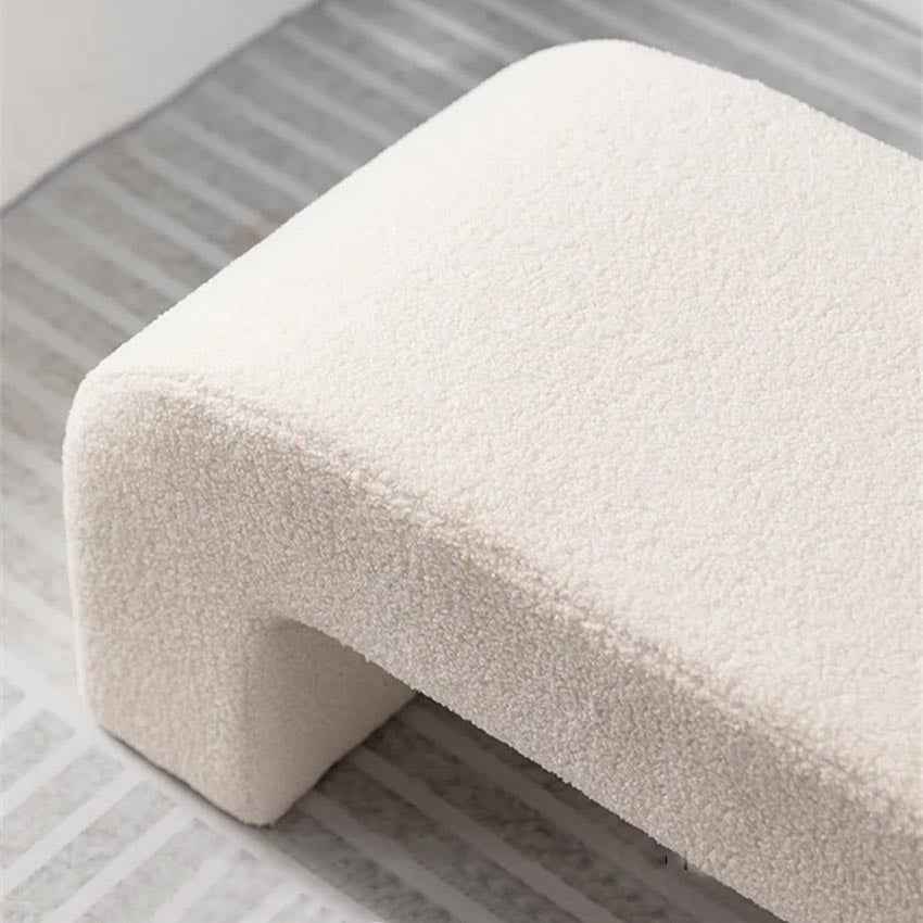 Canapé Banc en Laine d’Agneau – Confort & Élégance 2-en-1 - Lemiroir.ma