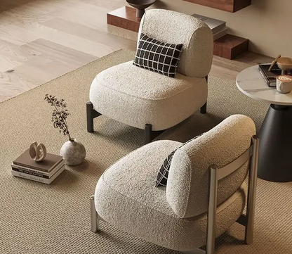 ANEMO – Chaise d’Appoint Design Nordique en Coton et Chanvre - Lemiroir.ma