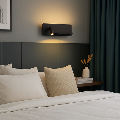 Lampe de chevet & Liseuse avec chargeur USB & induction