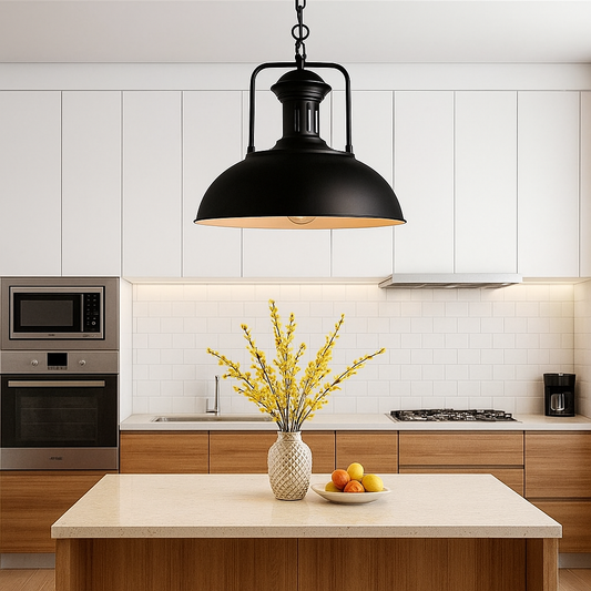 Suspension Cuisine au style industriel moderne